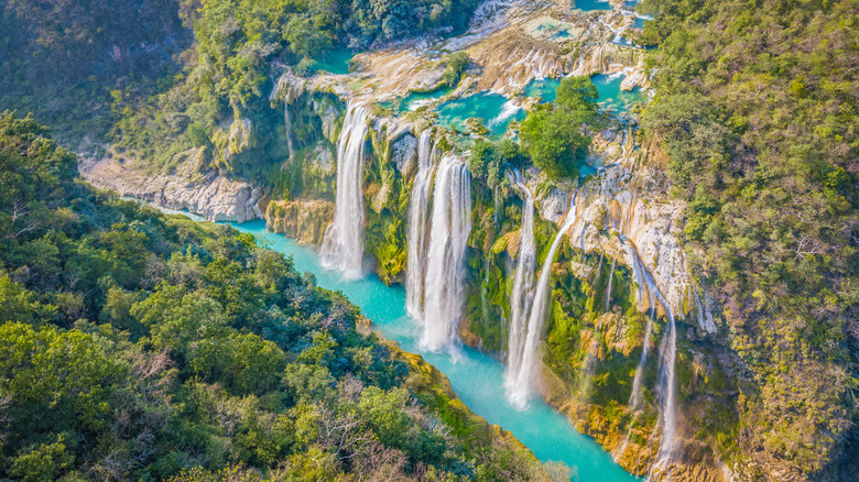 Huasteca Potosina waterfall