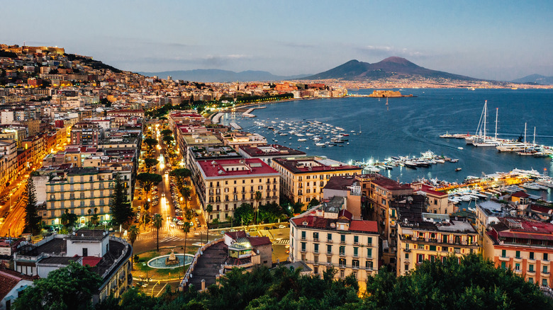 view of Naples, Italy