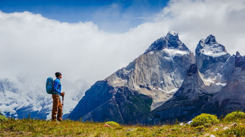 Hiker in Patagonia