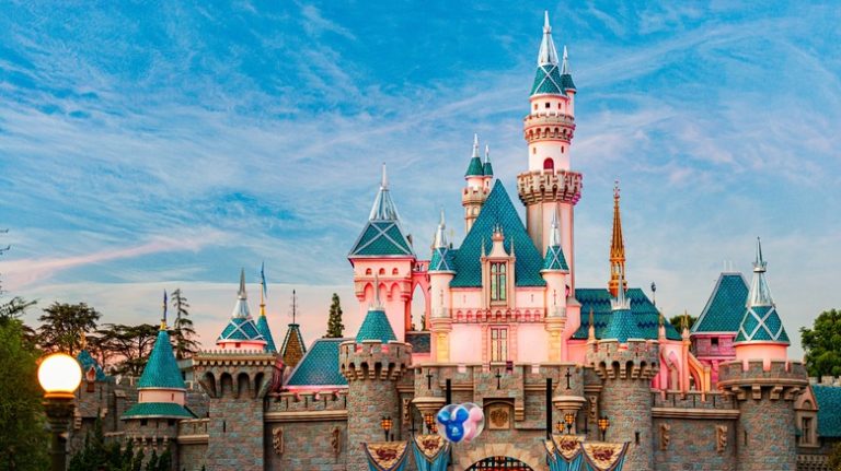 Sleeping Beauty's Castle in Disneyland