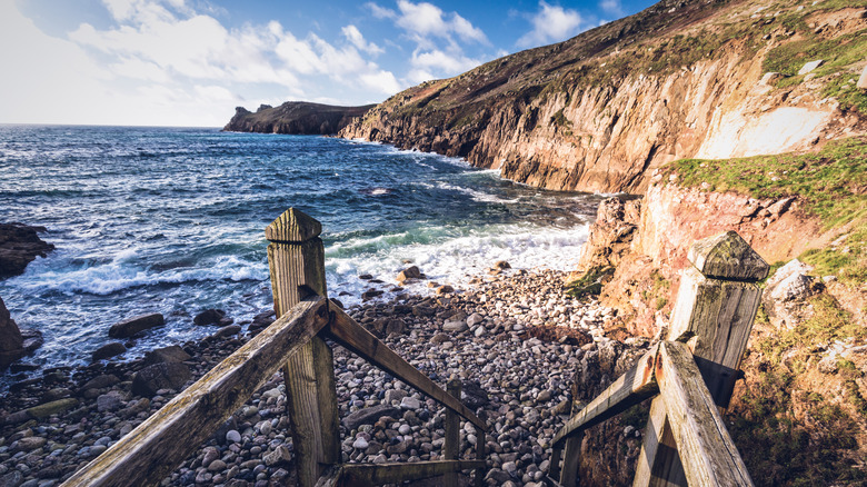 Nanjizal Beach Cornwall England