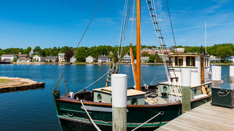 Fishing boat in Mystic Seaport