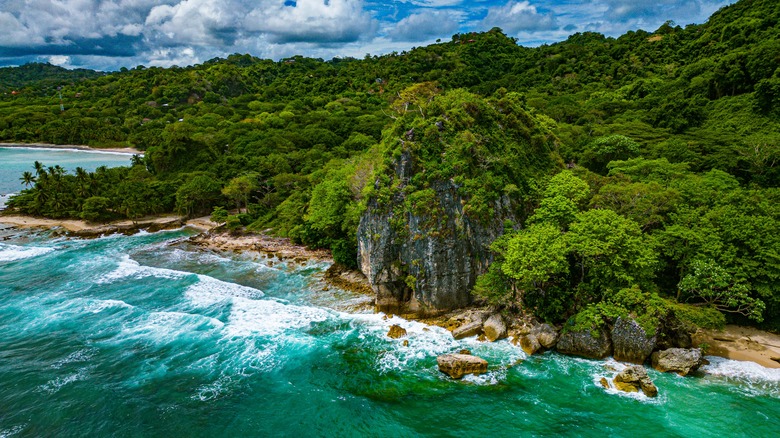 Aerial view of Playa Los Suecos