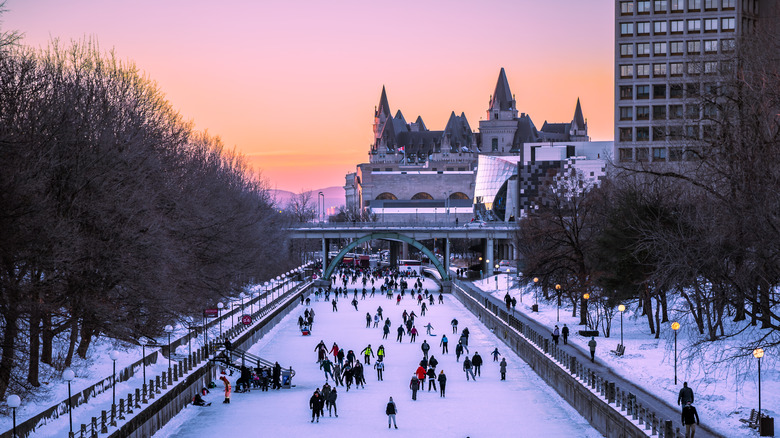 Rideau Canal skating