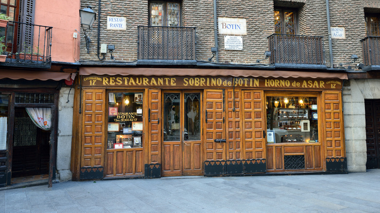 Botin restaurant exterior