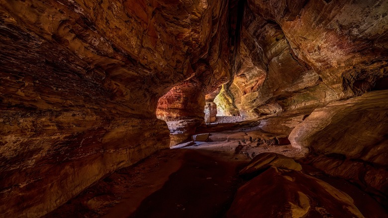 Large cave exit