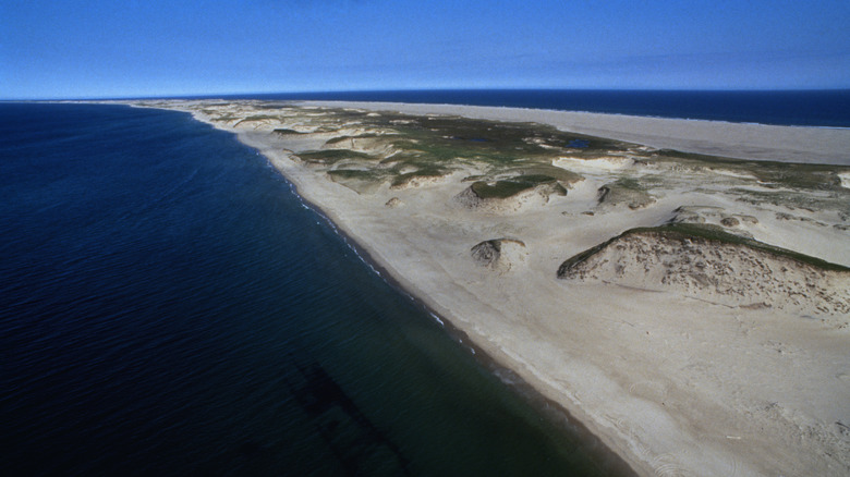 Aerial of Sable Island