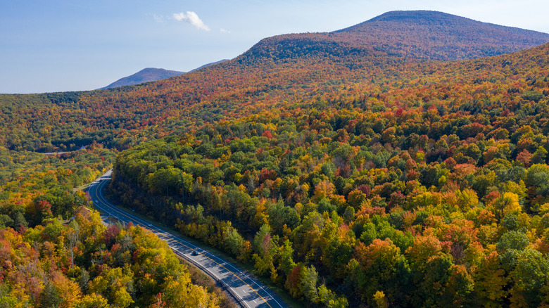 A road through Hudson Valley