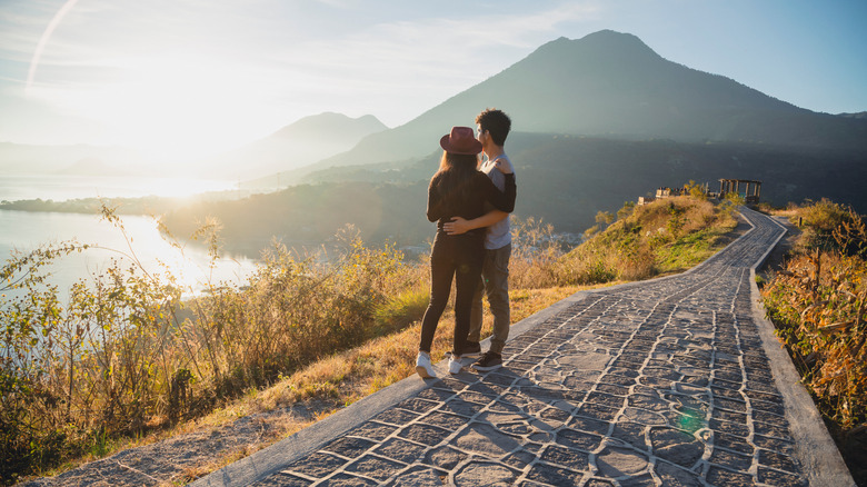 Couple at Lake Atitlán