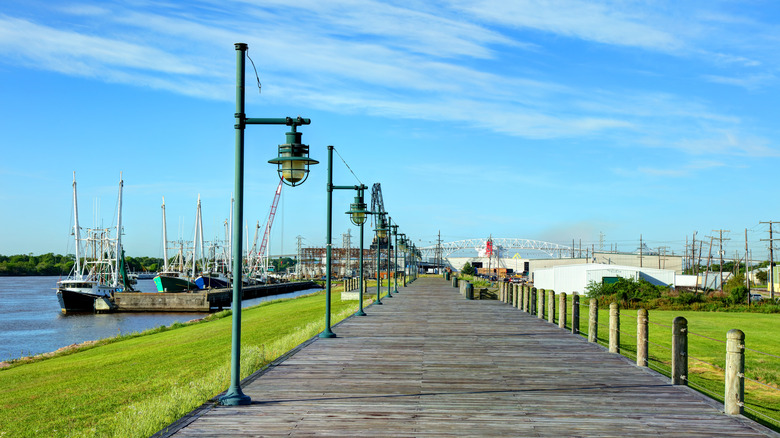 Boardwalk in Port Arthur, Texas