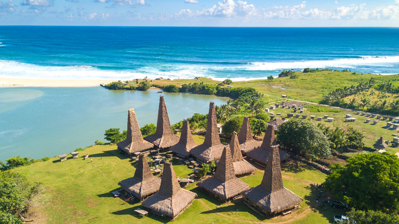 Traditional houses in Sumba