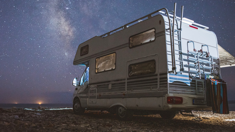 RV at night