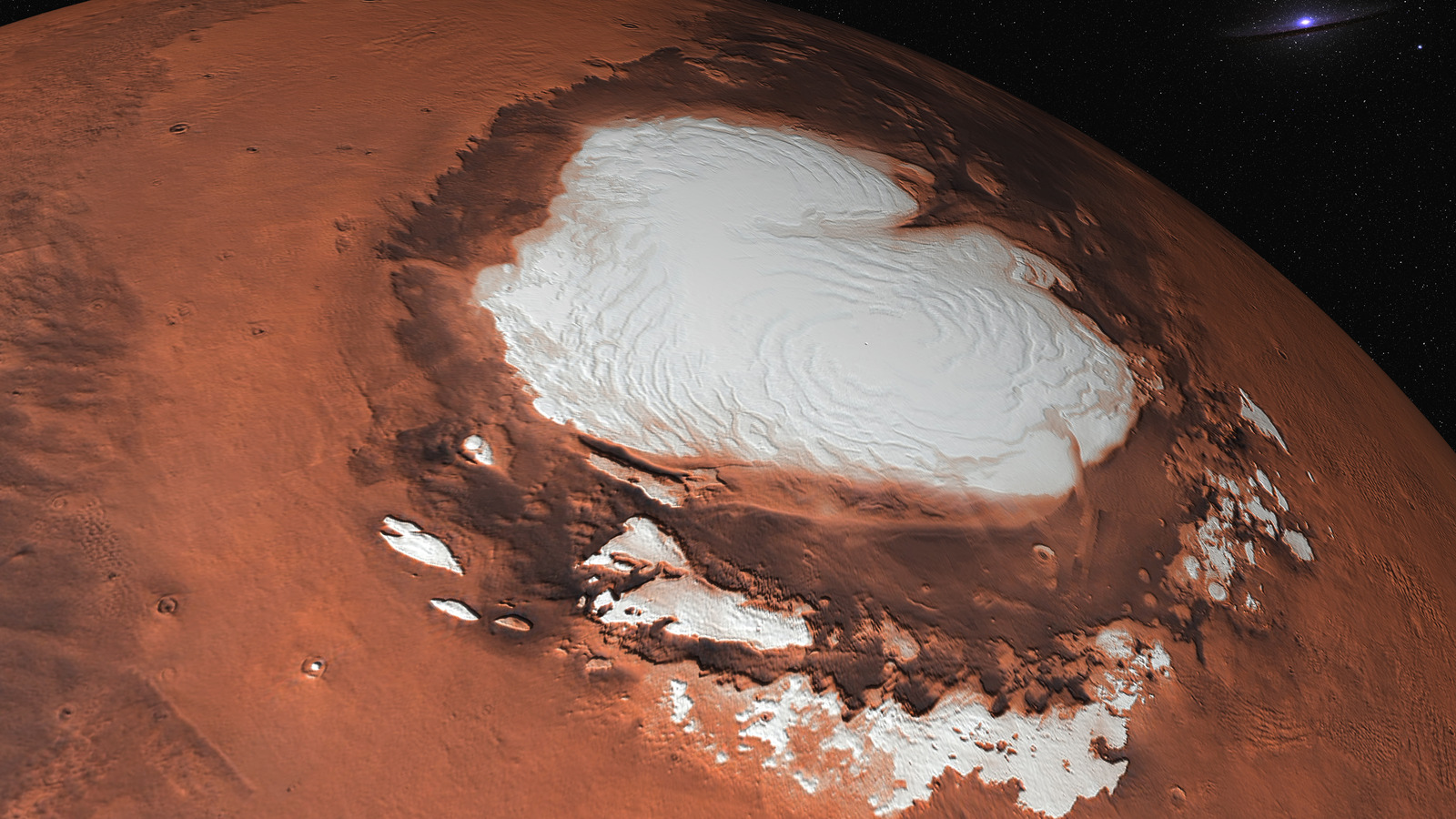 Snowfall on Mars Differs from Earth's