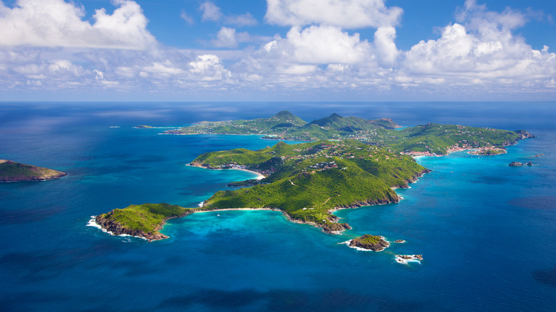 St. Barts' Second-Largest Beach Showcases Pristine Beauty with Secluded Shores and Mountain Views