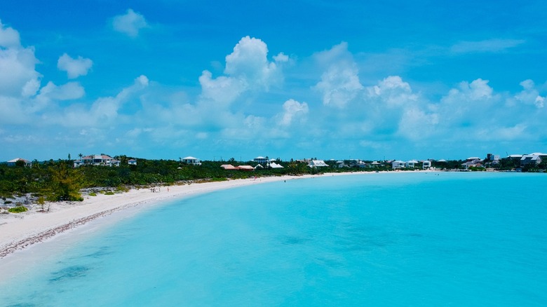 Tranquil, Crystal-Clear Shallow Waters Make This Turks And Caicos Beach a Family Paradise