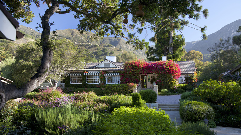 A Romantic California Retreat Featuring Rose Gardens, Private Cottages, and Old Hollywood Glamour