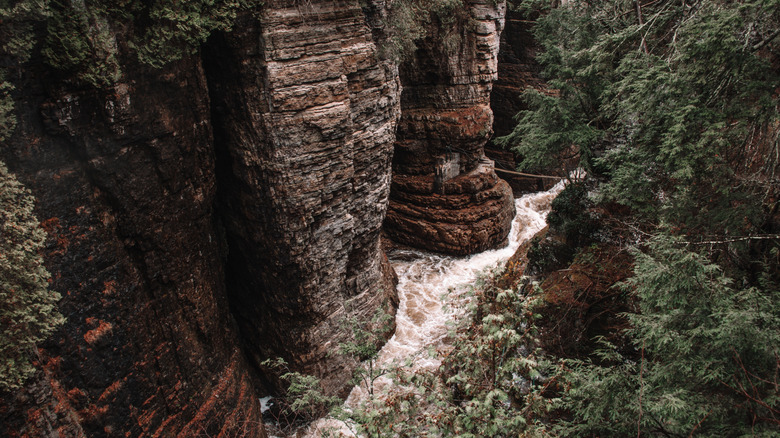 The Breathtaking New York Gorge Famously Dubbed the 'Grand Canyon of the Adirondacks'