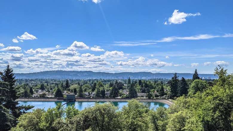 Century-Old Quiet Park in Oregon: A Tranquil Portland Gem with Scenic Cinder Cone Volcano Views