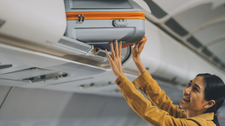 A Simple Storage Tip to Protect Your Carry-On Bag from Airplane Thieves