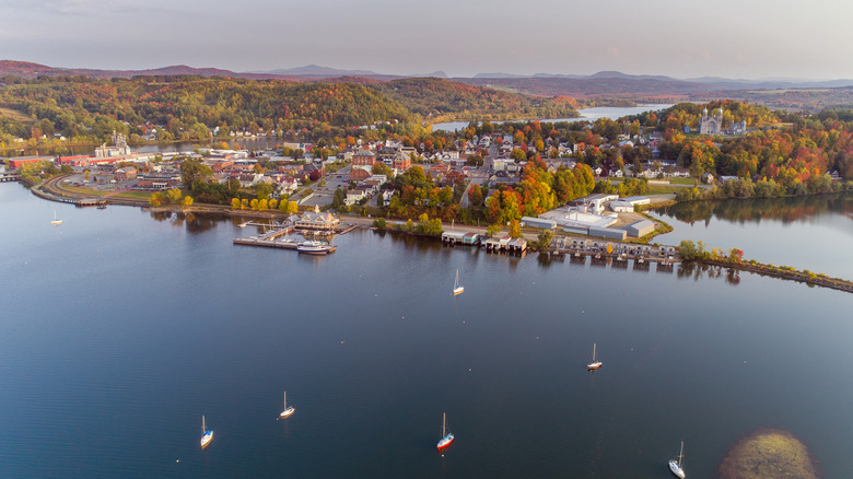 Vermont's Enchanting Lakefront City Near the Canadian Border Boasts Artistic Attractions and Natural Splendor