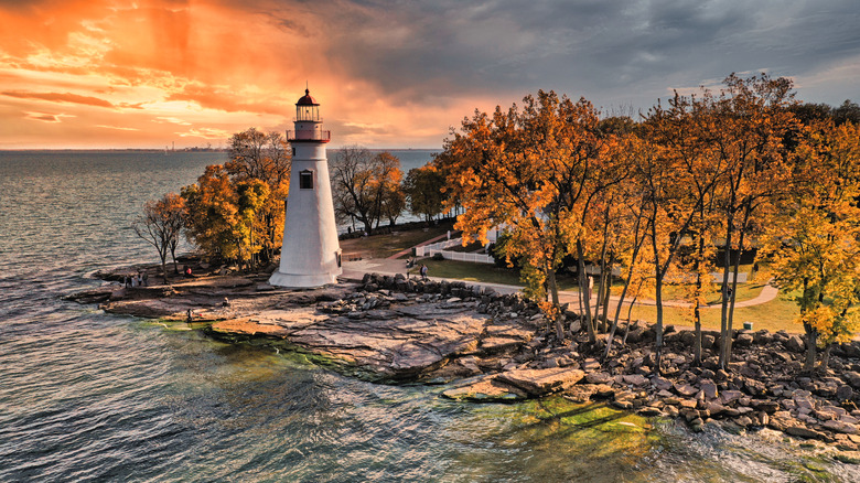 Nestled Between Toledo and Cleveland Lies a Picturesque Ohio Village Home to the Oldest Great Lakes Lighthouse