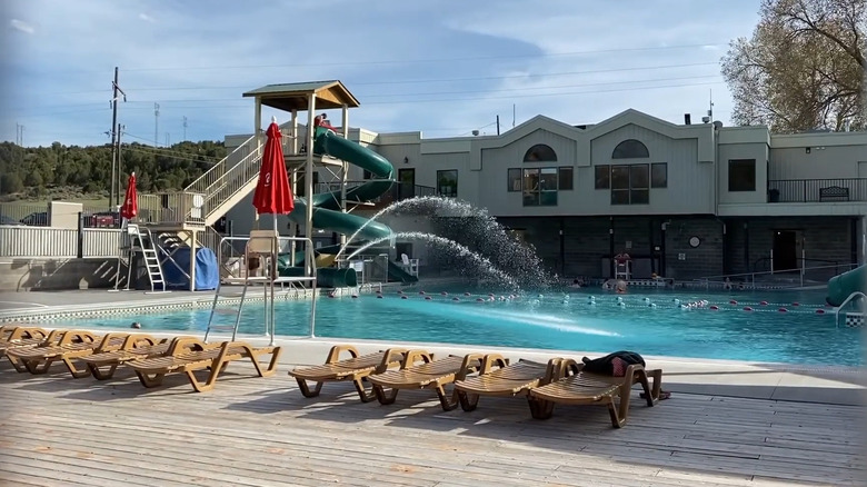 This Idaho Hot Springs Resort Offers Year-Round Fun with a Waterslide and Camping