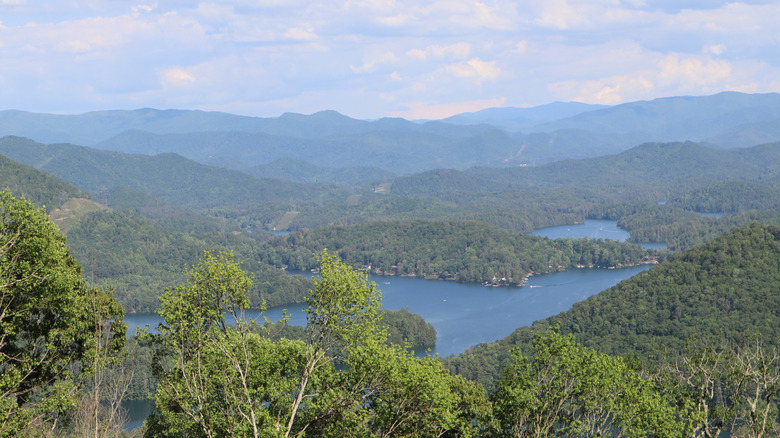 This Charming North Carolina Town is a Stunning Water Wonderland with a Great Smoky Mountains Backdrop