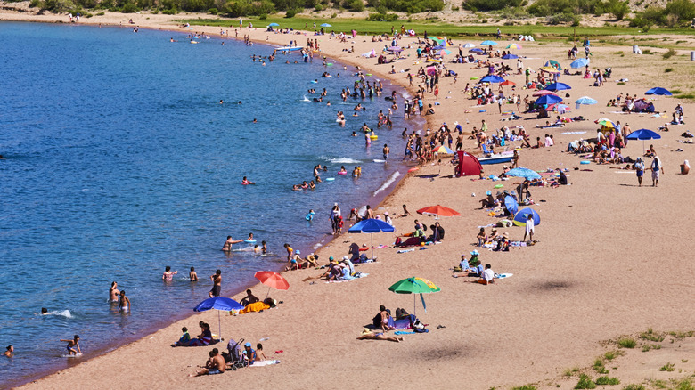 The World's Second-Largest Mountain Lake: An Alpine Gem Known for Its Scenic Hikes and Beaches
