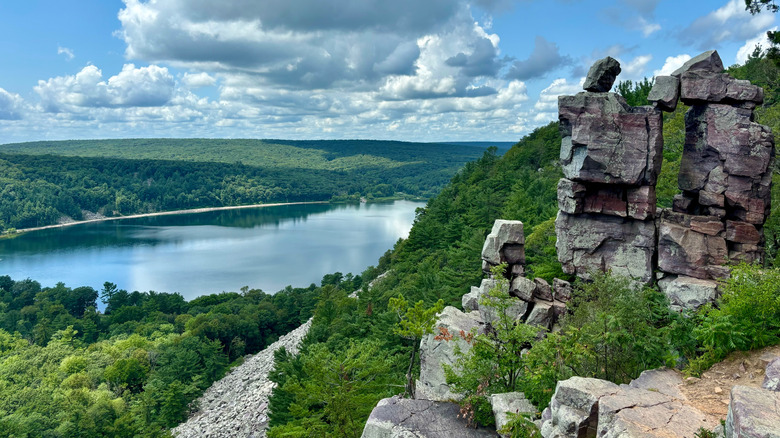 Wisconsin's Largest State Park: A Dreamy Midwest Camping Destination with a Sparkling Lake and Scenic Bluffs