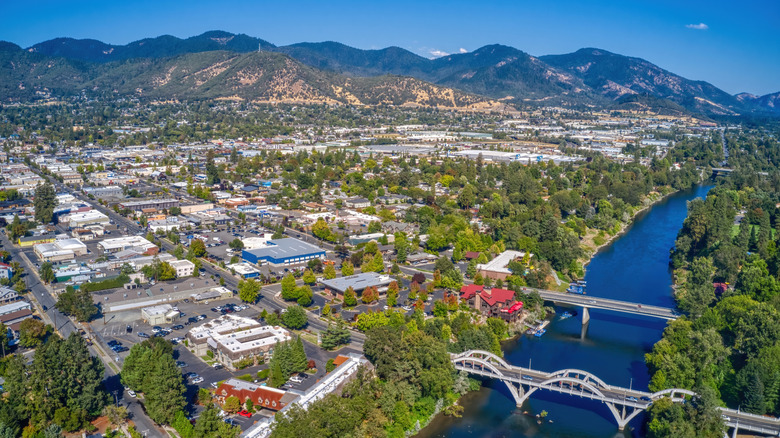 Tucked Away in Southern Oregon's Wine Country Lies a Charming Riverside City Filled with Antiques and Beauty