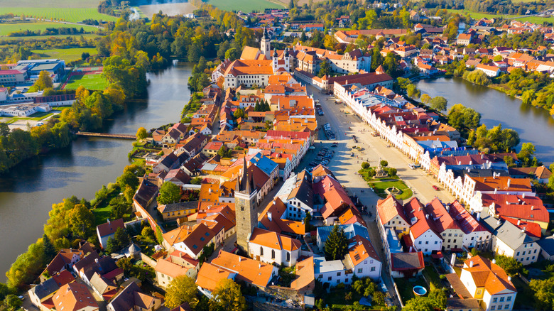 A Hidden Fairytale Town with Colorful Streets, Historic Castles, and Scenic Squares Awaits South of Prague