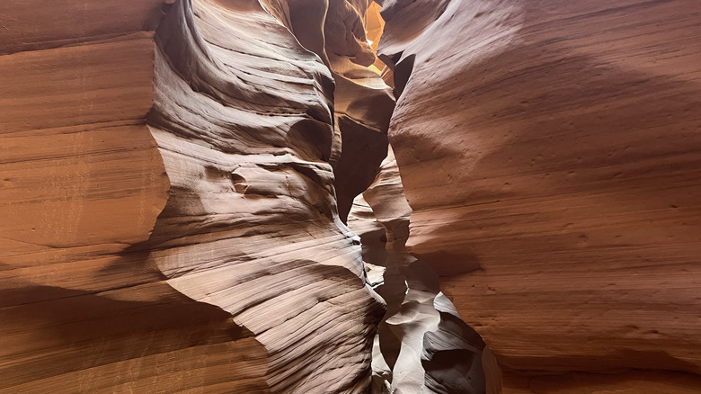 Nestled Within a Sunlit Utah Canyon Lies a Labyrinth of Towering Walls, Hidden Slots, and Tranquility