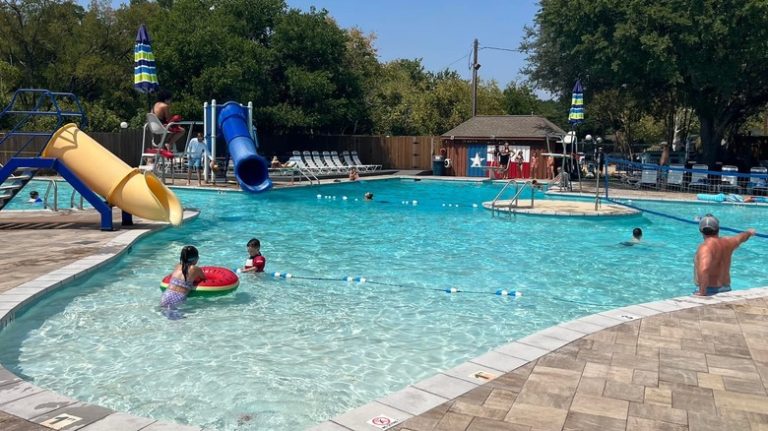 Swim Across Texas in This Iconic Uniquely-Shaped Pool Landmark