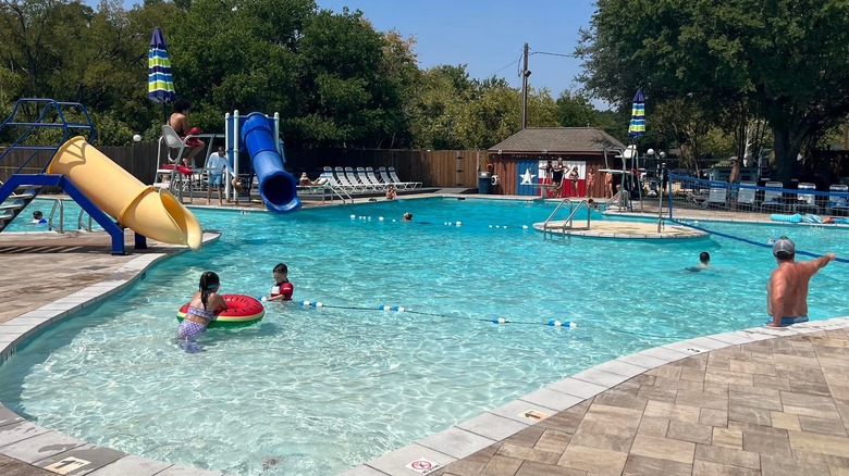 Swim Across Texas in This Iconic Uniquely-Shaped Pool Landmark