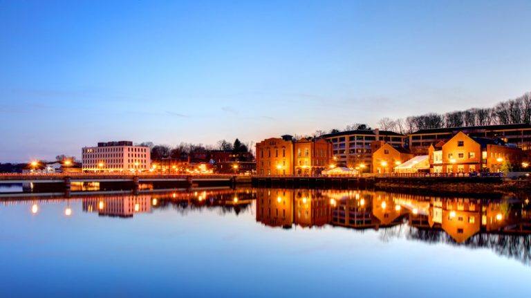 Tucked Away in Connecticut's Coastal Corner: A Charming Town with Sandy Beaches and an Adorable Downtown