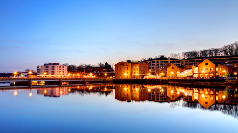 Tucked Away in Connecticut's Coastal Corner: A Charming Town with Sandy Beaches and an Adorable Downtown