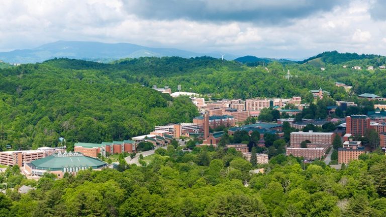 North Carolina's College Town Near the Blue Ridge Mountains Combines Cozy Cabins with a Vibrant Downtown