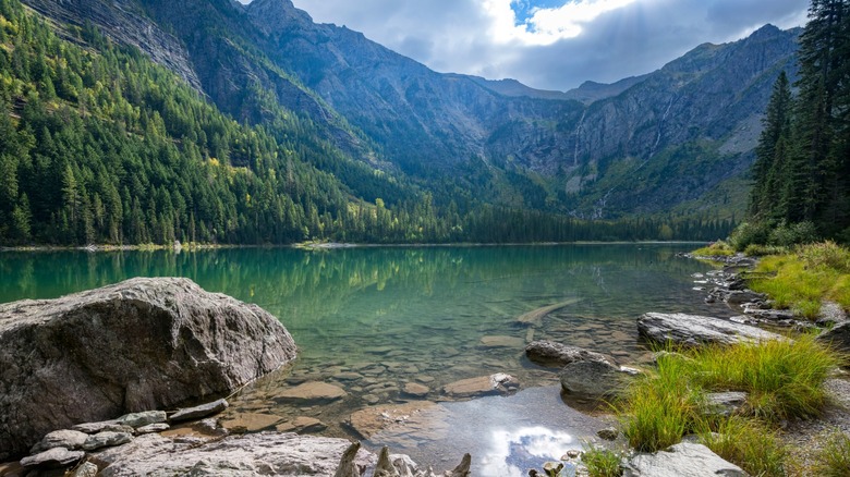 A Stunning Family-Friendly Trail in Glacier National Park Features a Crystal-Clear Lake