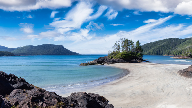 Canada's Top Beach Lies on a Surreal Island of Rocky Sea Stacks, Pristine Sands, and Wild Beauty