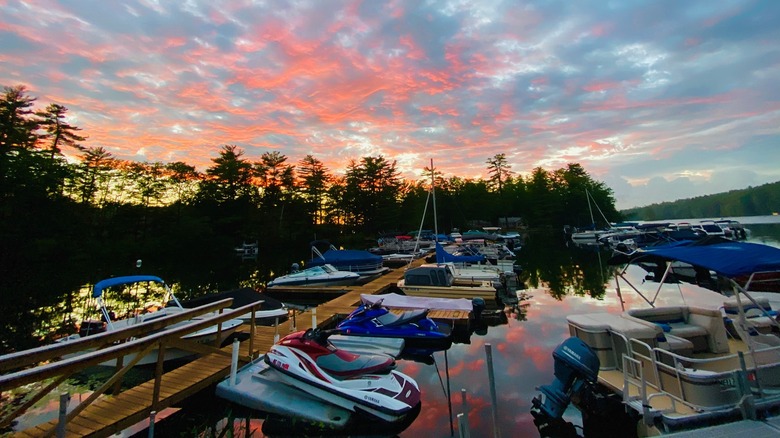 Nestled in Maine's 'Lakes & Mountains' Tourism Area Lies a Popular Spot for Swimming and Fishing