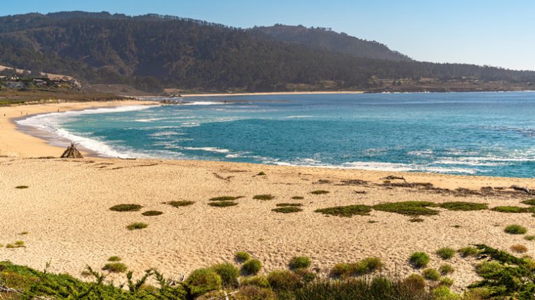 California's Serene Sandbar Near Carmel Beach Offers the Same Beauty with a Relaxed Atmosphere