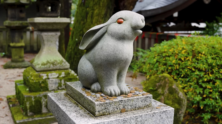 Tucked Away in Kyoto's Heart: A Charming Neighborhood Featuring a Beloved Shrine Honoring Shinto and Bunnies