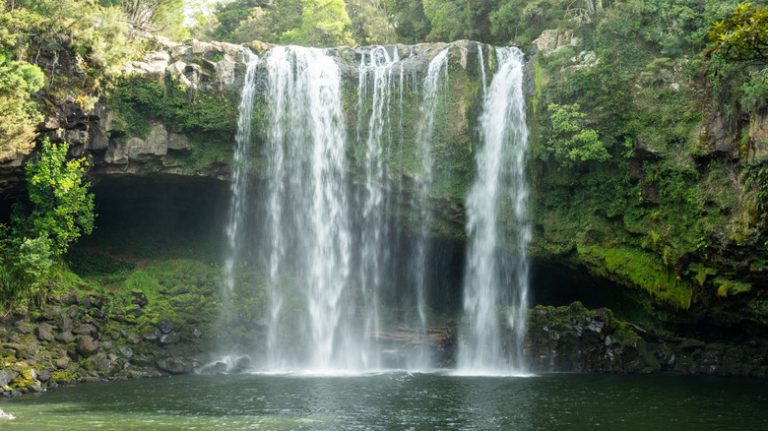One of New Zealand's Most Breathtaking and Easily Accessible Waterfalls Boasts an Impressive Drop