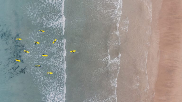 The "Surf Capital of the UK" is a Lively Coastal Town Boasting Expansive Beaches and Endless Activities