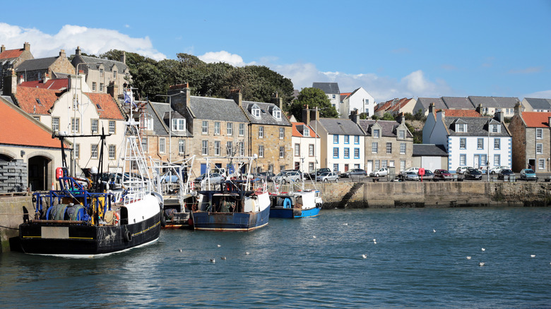 Scotland's Cliffside Village: A Coastal Treasure Famous for Fishing, Annual Art Celebrations, and Caves