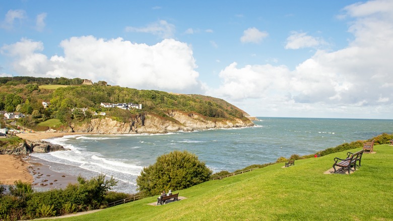 This Coastal Welsh Village Boasts Sandy Beaches, Stunning Sea Views, and Dolphin Sightings