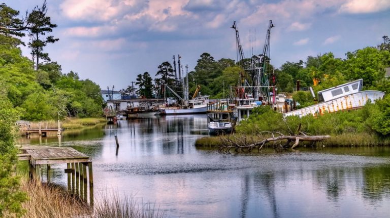 Nestled Between Wilmington and Emerald Isle: A Shrimping Town Serving Fresh-Off-The-Boat Seafood