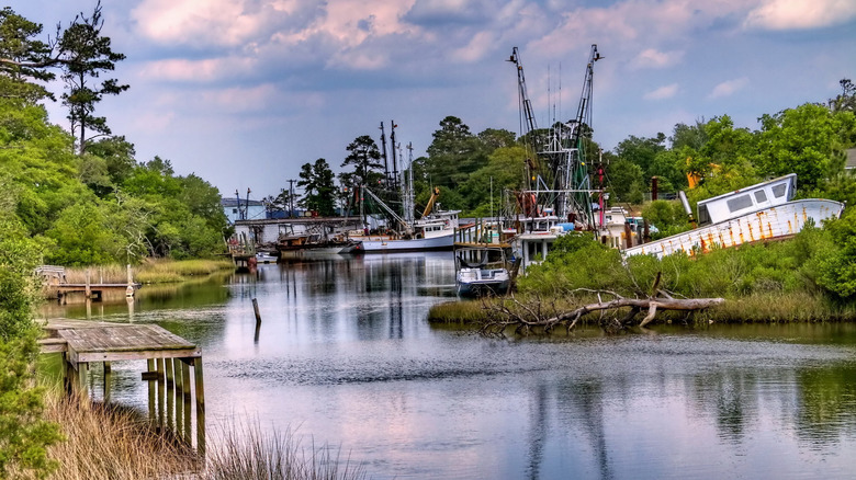 Nestled Between Wilmington and Emerald Isle: A Shrimping Town Serving Fresh-Off-The-Boat Seafood