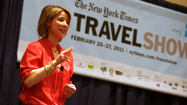 Samantha Brown Suggests Gifting This Clothing Item Instead of Cash Tips