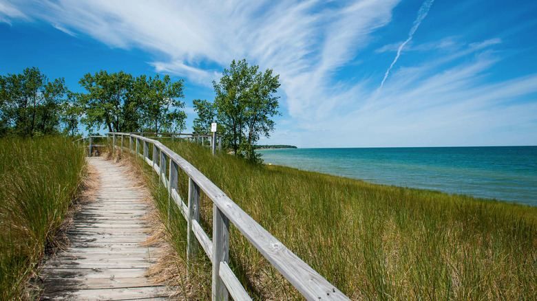 This Serene Michigan Village on Lake Huron's Shoreline is a Picturesque Water Sports Paradise